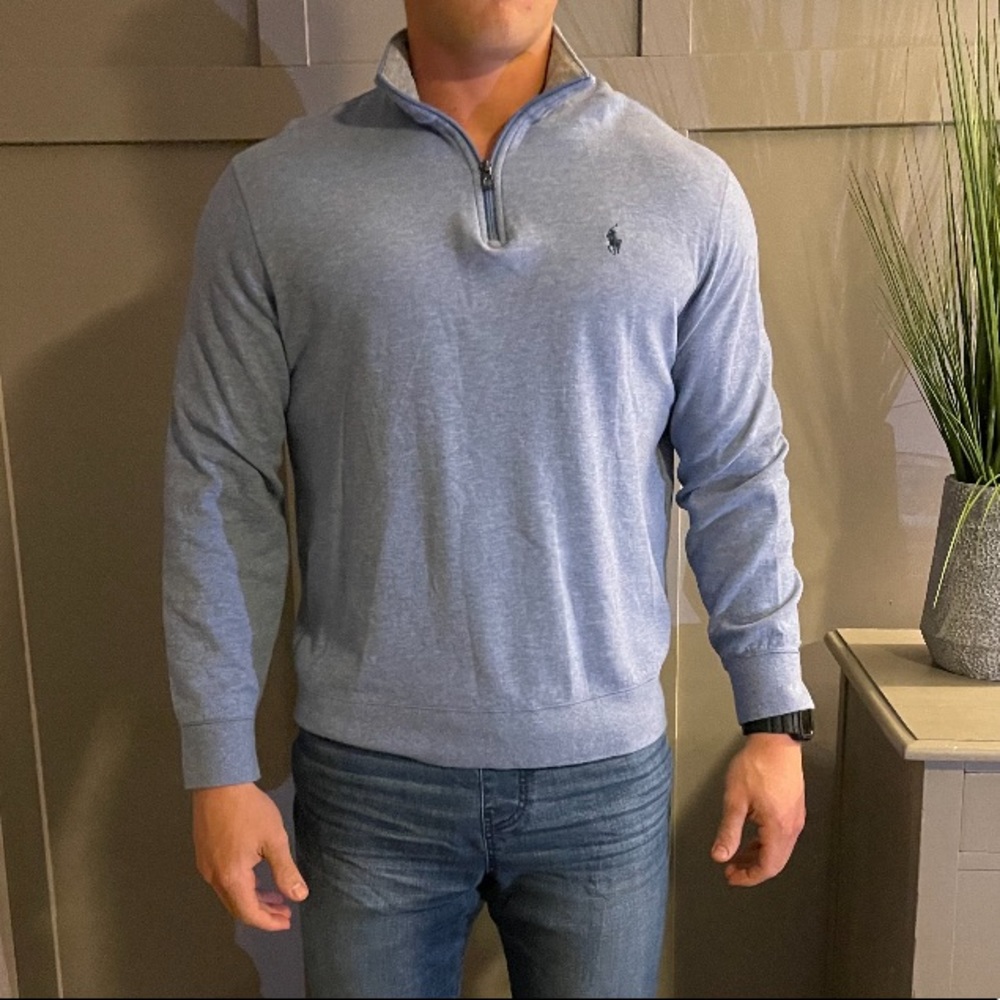 Ralph Lauren quarter zip sweater size L